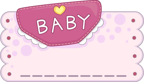 Diseño de tarjeta de bebé — Foto de Stock
