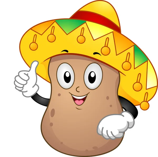 Mascotte di patate — Foto Stock