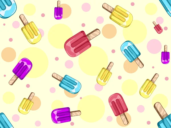 Popsicle bakgrund — Stockfoto