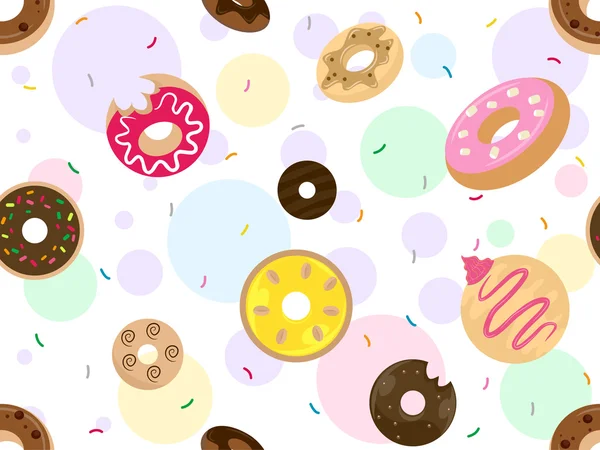 Doughnuts Background — Stock Photo, Image