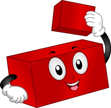 yapı taşı maskot