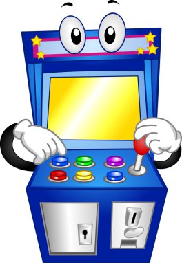 Arcade oyun maskot