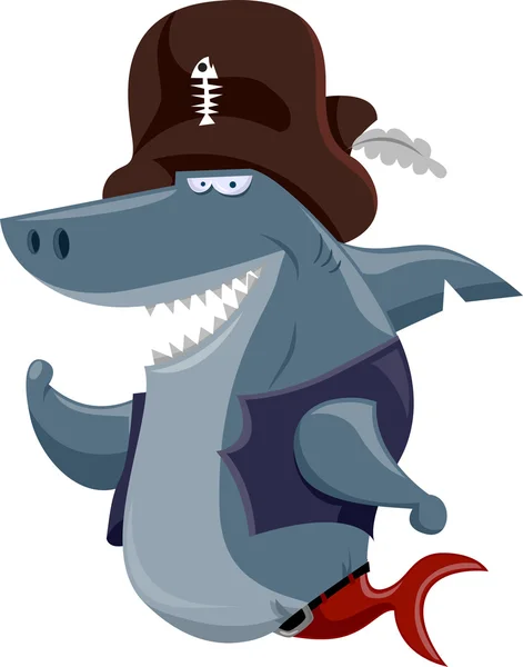Pirate Shark — Stock Photo, Image
