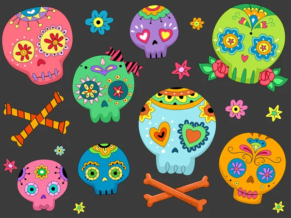 Sugar Skulls — Stock Photo, Image