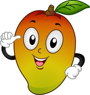 Nar maskotMango maskot