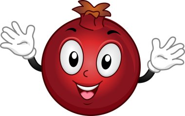 Nar maskotMango maskot