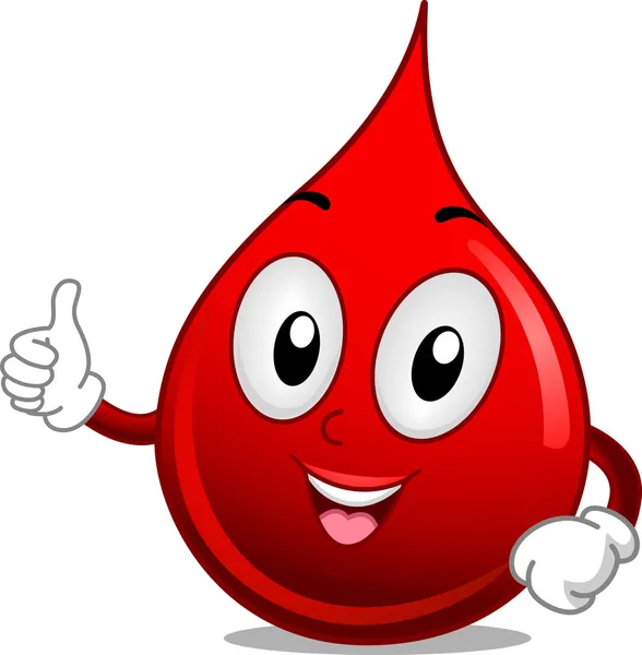 Blood Mascot — Stock Photo, Image