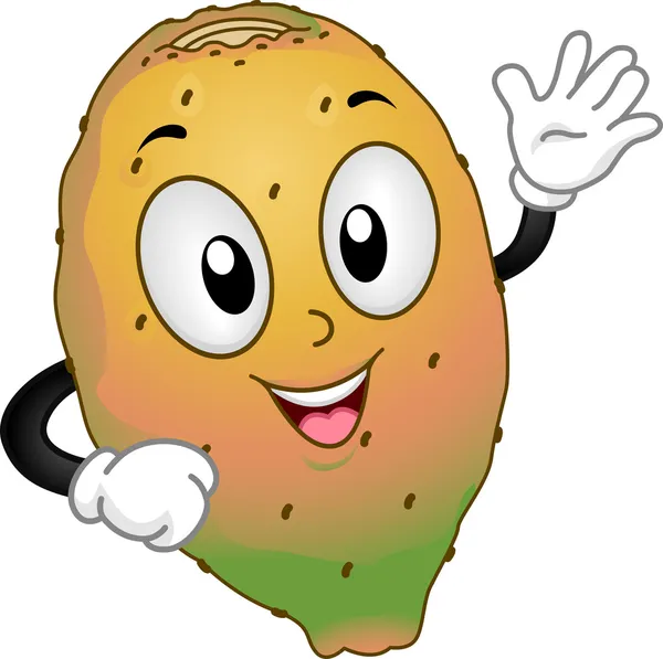 Prickly Pear Mascot — Stock Photo, Image