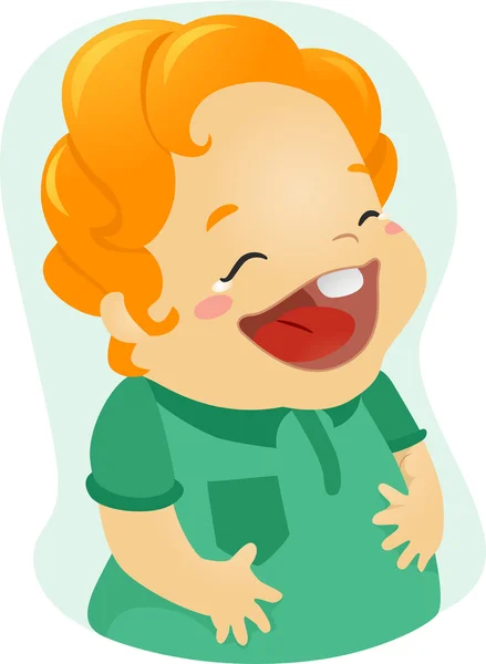 Śmiejąc się dziecko — Zdjęcie stockowe