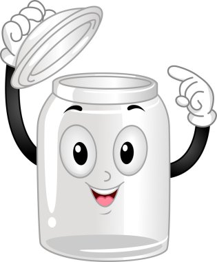 cam tüp maskot