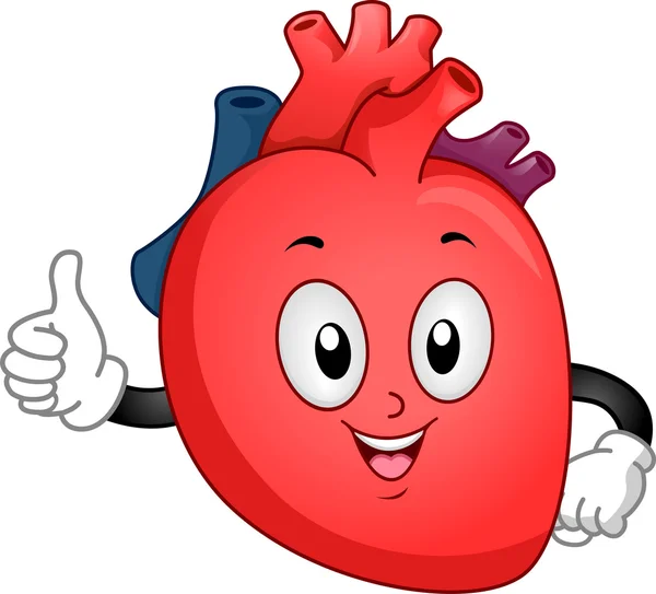 Heart Mascot — Stock Photo, Image