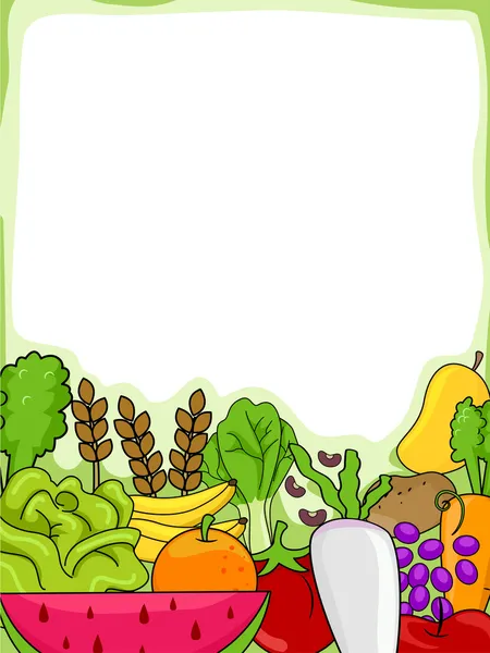 Meyve ve sebze arka planı — Stok fotoğraf