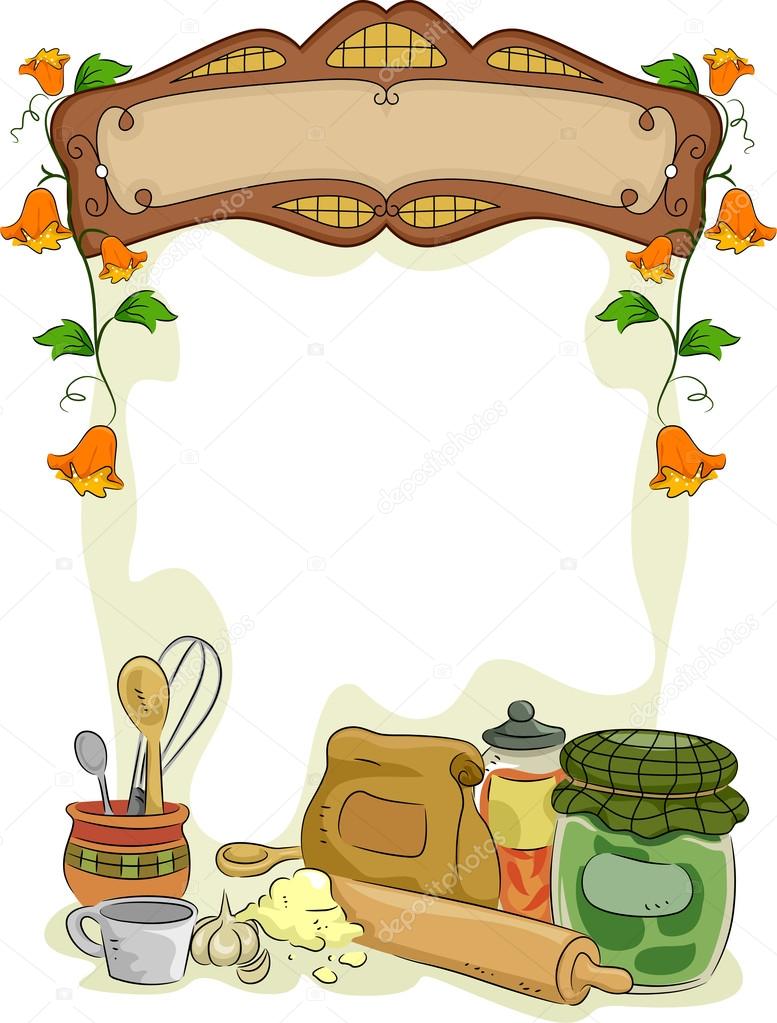 Country Kitchen with Blank Sign