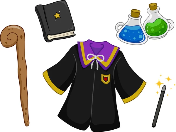 Wizard items ontwerpelementen — Stockfoto