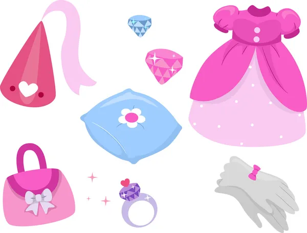 Princess Design Elements — Stock Photo, Image