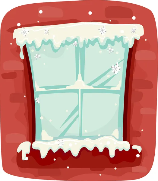 Winter Window — Stock Photo, Image