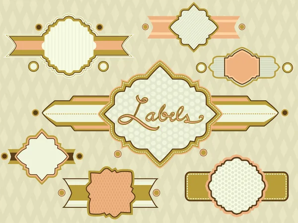 Badges and Labels Retro Design 3 — Stock Photo, Image