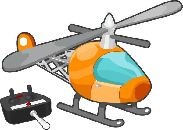 Avlägsen kontrollerade leksak helikopter — Stockfoto