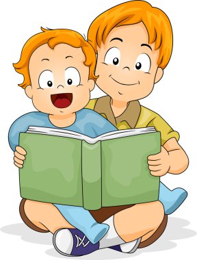 erkek kardeşi ile gönüllülük a kitap bebek