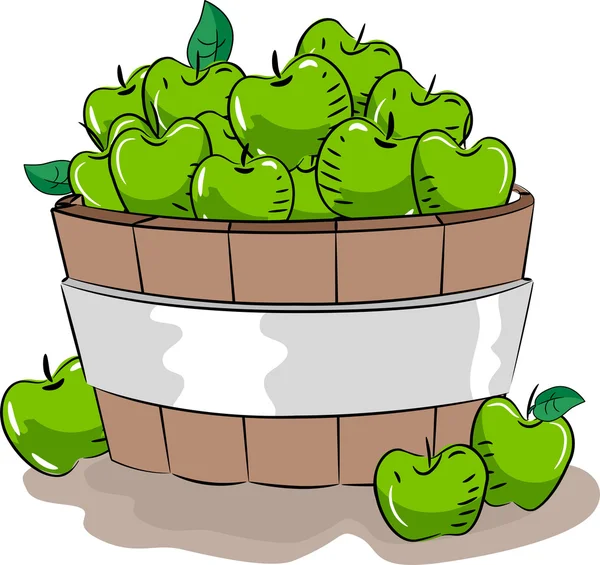 Apple Bucket — Stock Photo, Image
