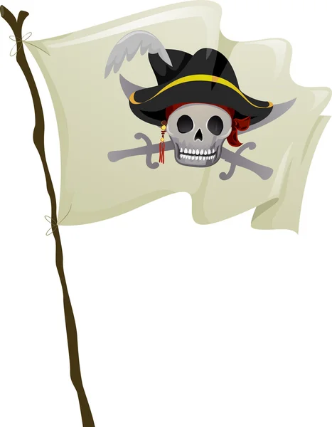 Bandeira do pirata — Fotografia de Stock