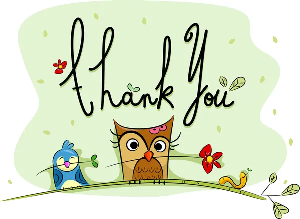 Thank You Card — Stock Photo, Image