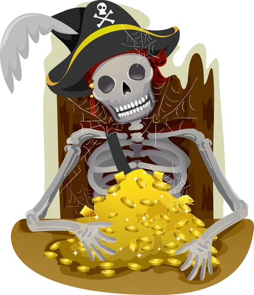 Piratengold — Stockfoto