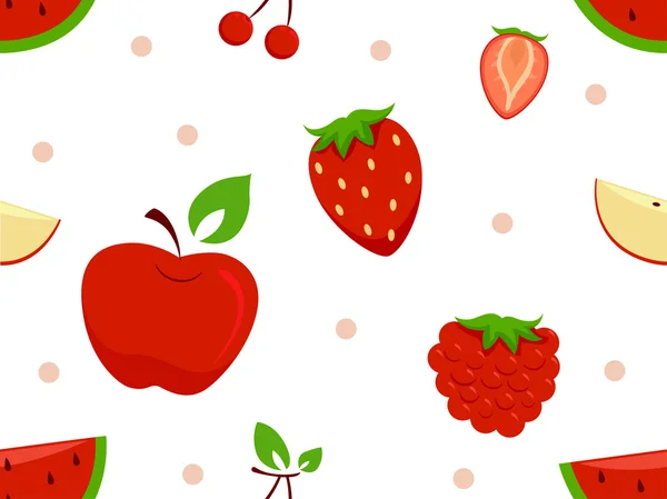 Red Fruits Background — Stock Photo, Image