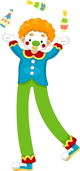 Clown Juggler — Stock Photo, Image