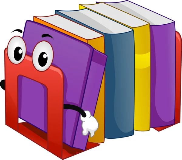 Mascota Bookend — Foto de Stock