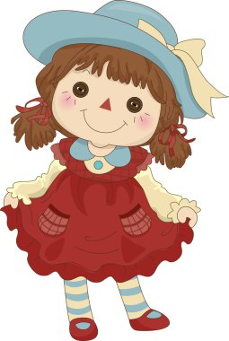 Toy Rag Doll clipart