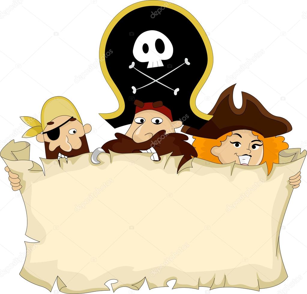 Pirates with Blank Map