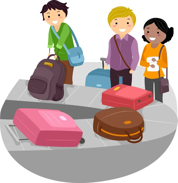 Airport Luggage Carousel — Stock Photo, Image