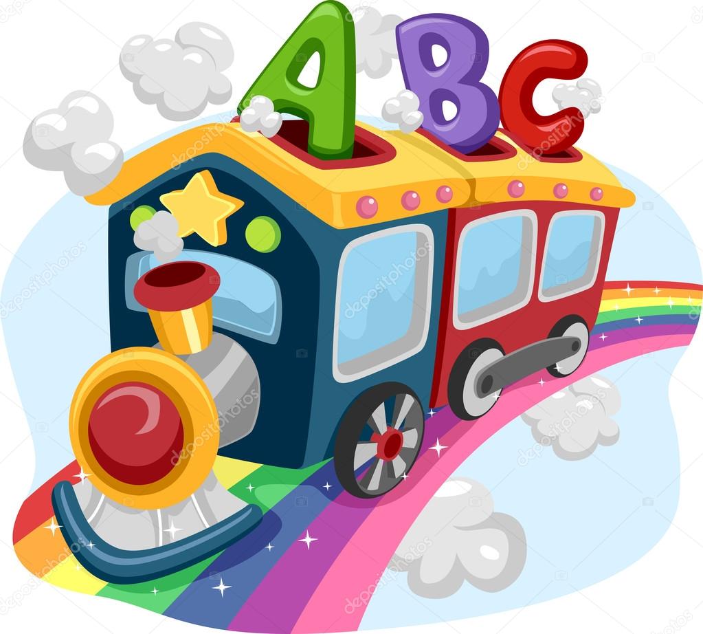 Rainbow Train with ABC