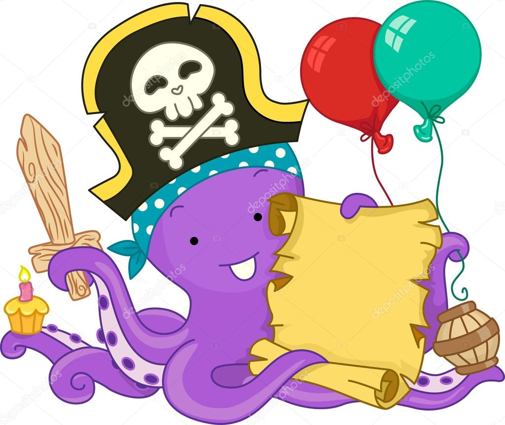Pirate Octopus Birthday