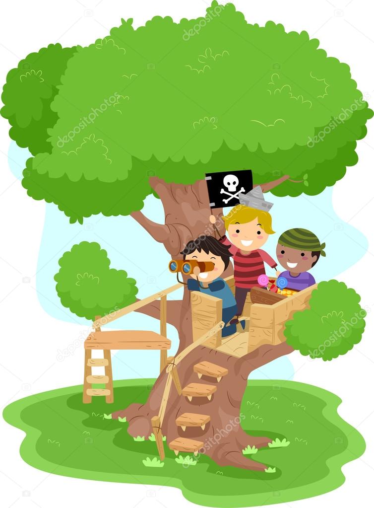 Pirate Boys on a Tree