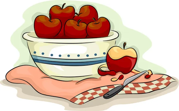 Bowlful of Apples — Stock Photo, Image
