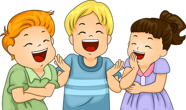 Little Kids Laughing — Stock Photo, Image