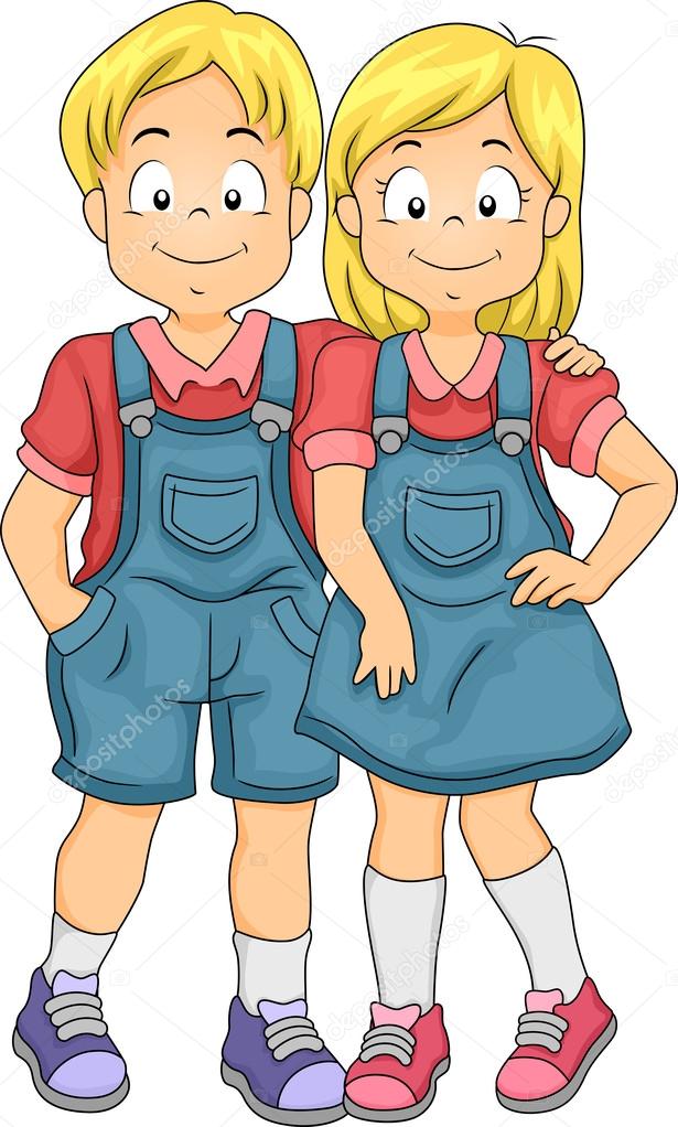 Boy And Girl Twins Stock Photo By C Lenmdp Boy And Girl Twins Stock Photo By C Lenmdp
