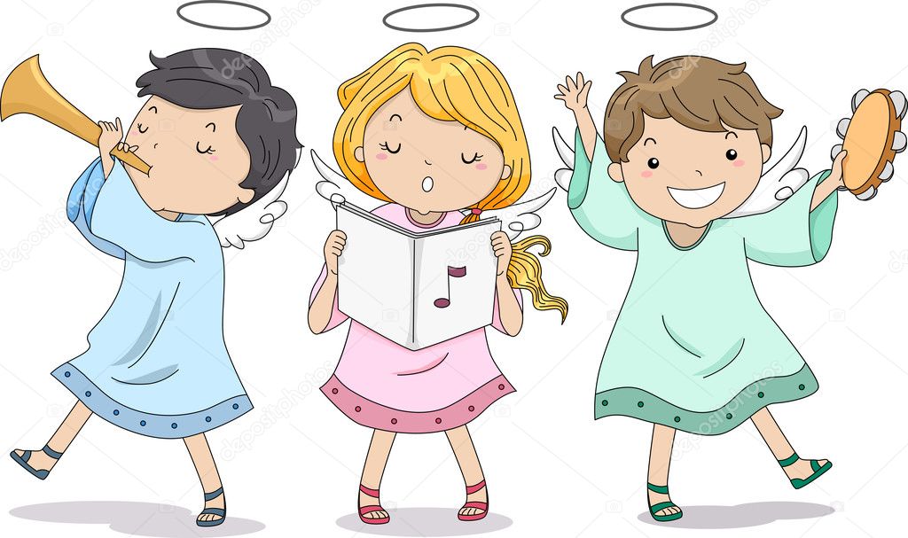 Angels Praising with Music