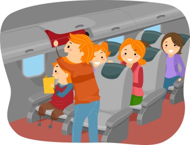 çöp adam aile içinde bir uçak