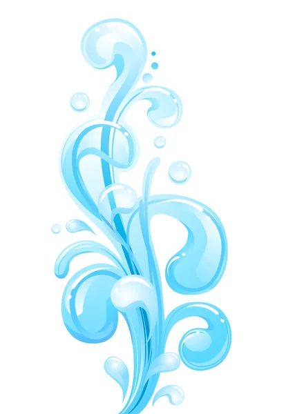 Water Splash Design — Stock Photo, Image