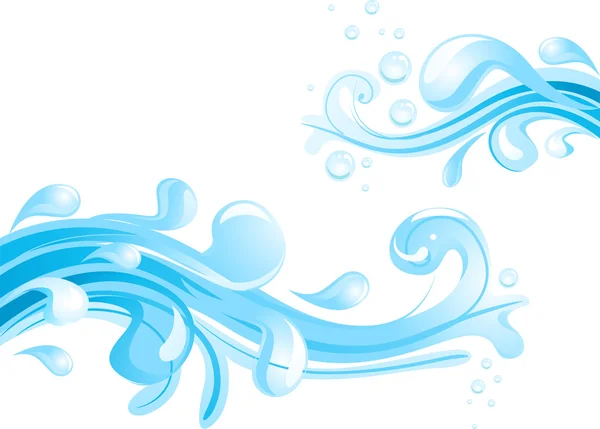 水のスプラッシュのデザイン 3 — ストック写真