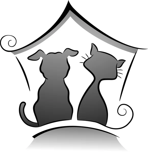 Schronisko psów i kotów — Zdjęcie stockowe