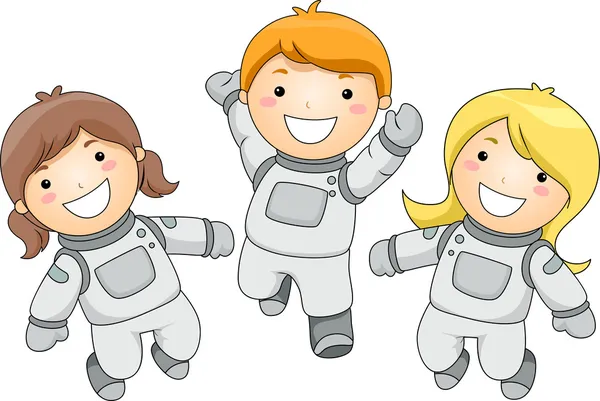 Kid Astronauts — Stock Photo, Image