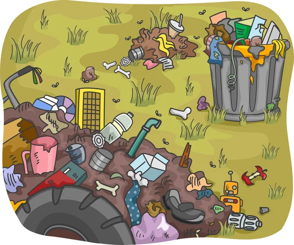 Skládky odpadů — Stock fotografie