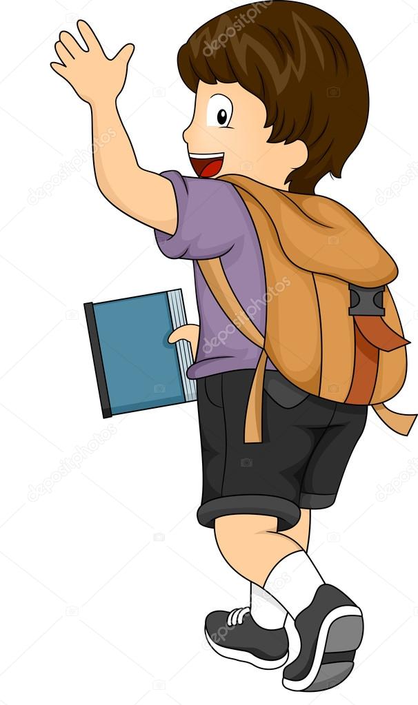 Kid Boy Waving His Hands Stock Photo by ©lenmdp 32058171