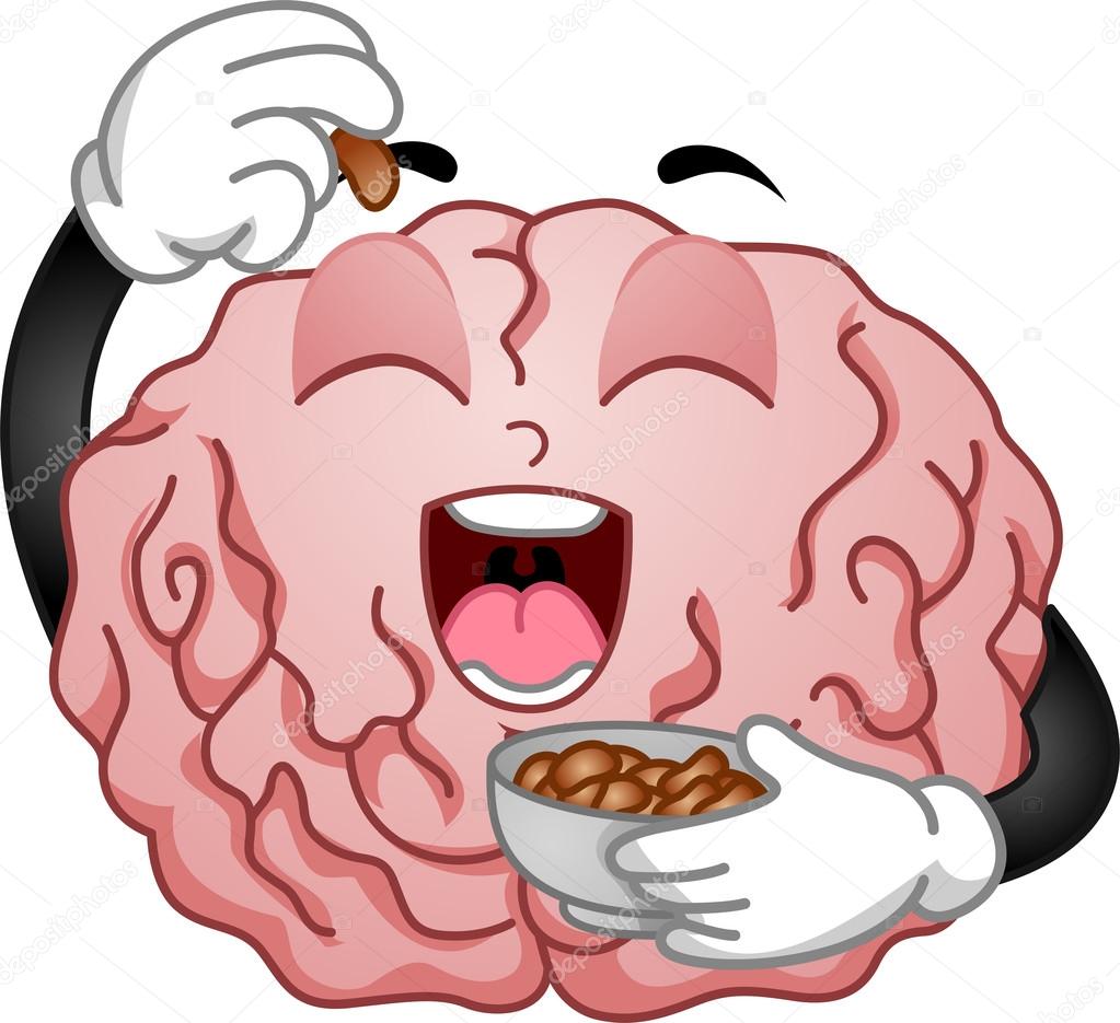 Brain Mascot Eating Peanuts ⬇ Stock Photo, Image by © lenmdp 32058921