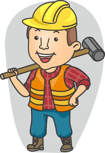 Ocupación Construction Man —  Fotos de Stock