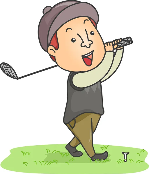 Male Golfer — Stock Photo, Image